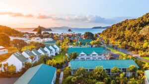 Aerial View, Scenic Hotel Bay of Islands, Paihia