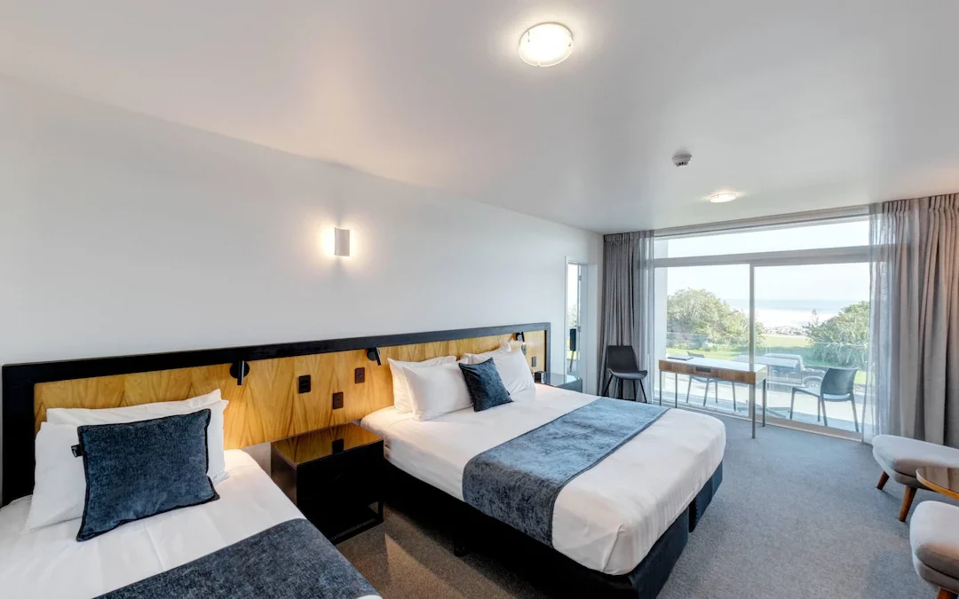 Beachfront Hotel Room View