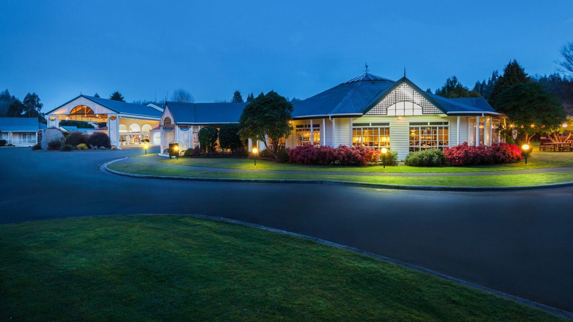 Front Hotel View, Wairakei Resort, Taupo
