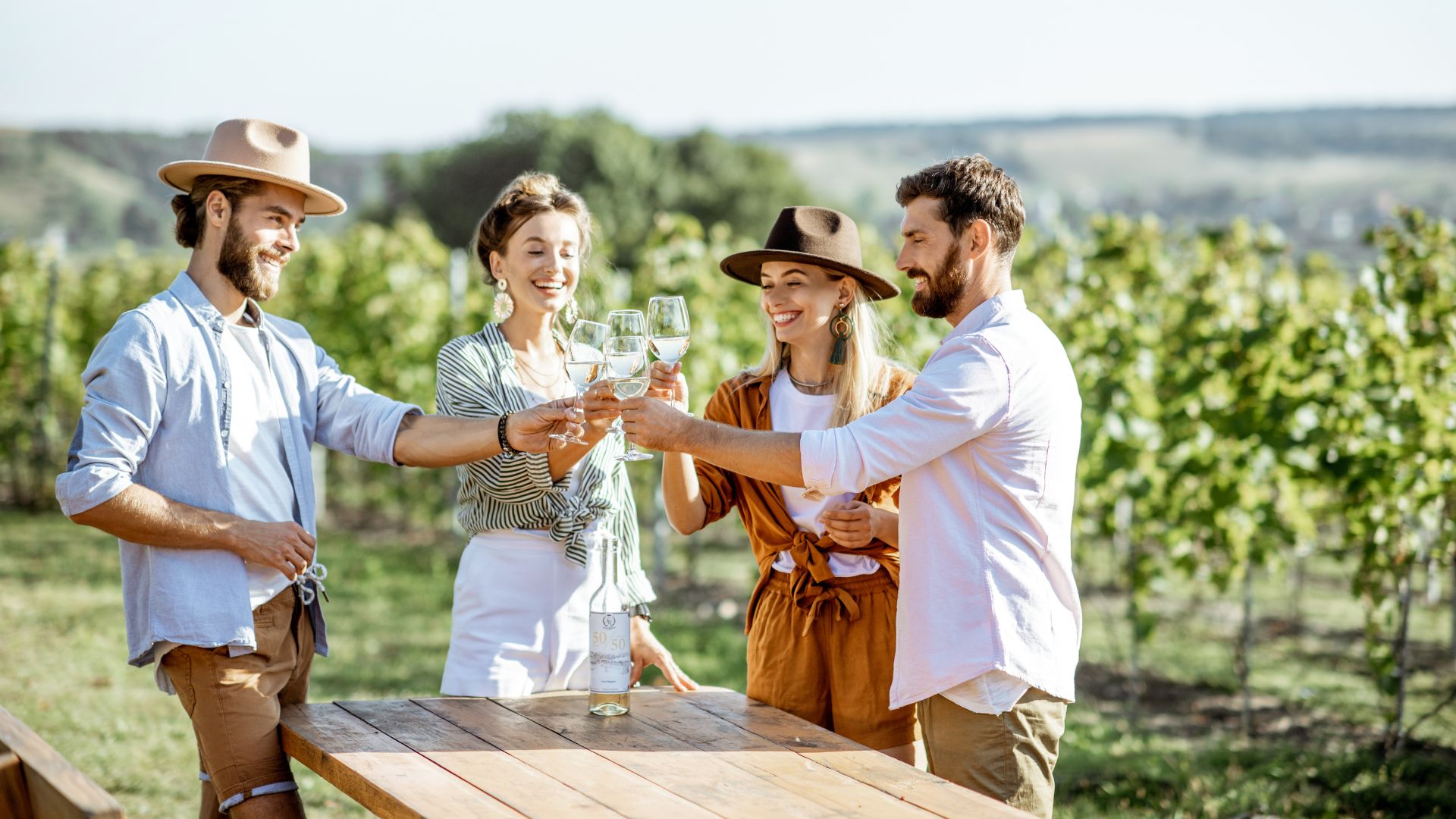 Group Enjoys Wine Tasting In Heart Of Marlborough Region In New Zealand 1920×1080