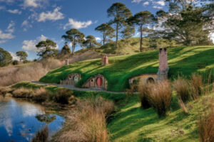Hobbiton Express Tour View Of Movie Set And River
