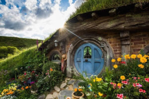 Hobbiton Waitomo Glowworm Caves Tour Front Door