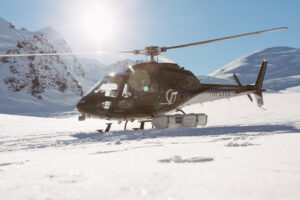 Mt Cook Scenic Tour Tasman Taster Helicopter On Glacier