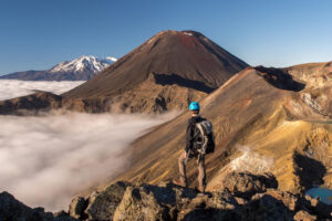 Premium Tongariro Crossing Guided Group Walk View From Above The Clouds