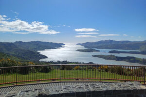 Private Port Hills Lyttelton Harbour Summer Beach Tour Arial View