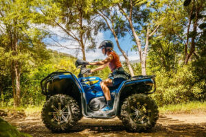 Qjuad Bike Tour Bayview Circuit Woman Rides Quad
