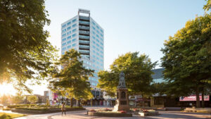 Crowne Plaza Christchurch Front Building View