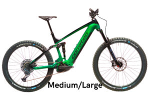 Electric Full Suspension Mountain Bike Hire Full Day Med Large Elec Bike