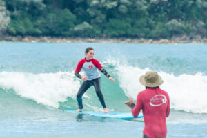 Mahalo Two Hour Private Lesson Child Surfs Near Instructor