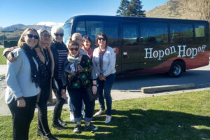 Marlborough Hop On Hop Off Wine And Beer Afternoon Group Photo By Bus