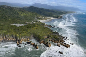 Punakaiki West Coast Heritage Arial View Of Rocky Shoreline