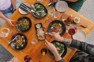 Queenstown Private Wine And Food Tour Table With Gourmet Food