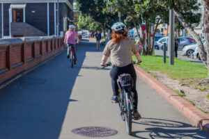 Road Gravel Bike Hire Full Day Woman Enjoys Bike Ride