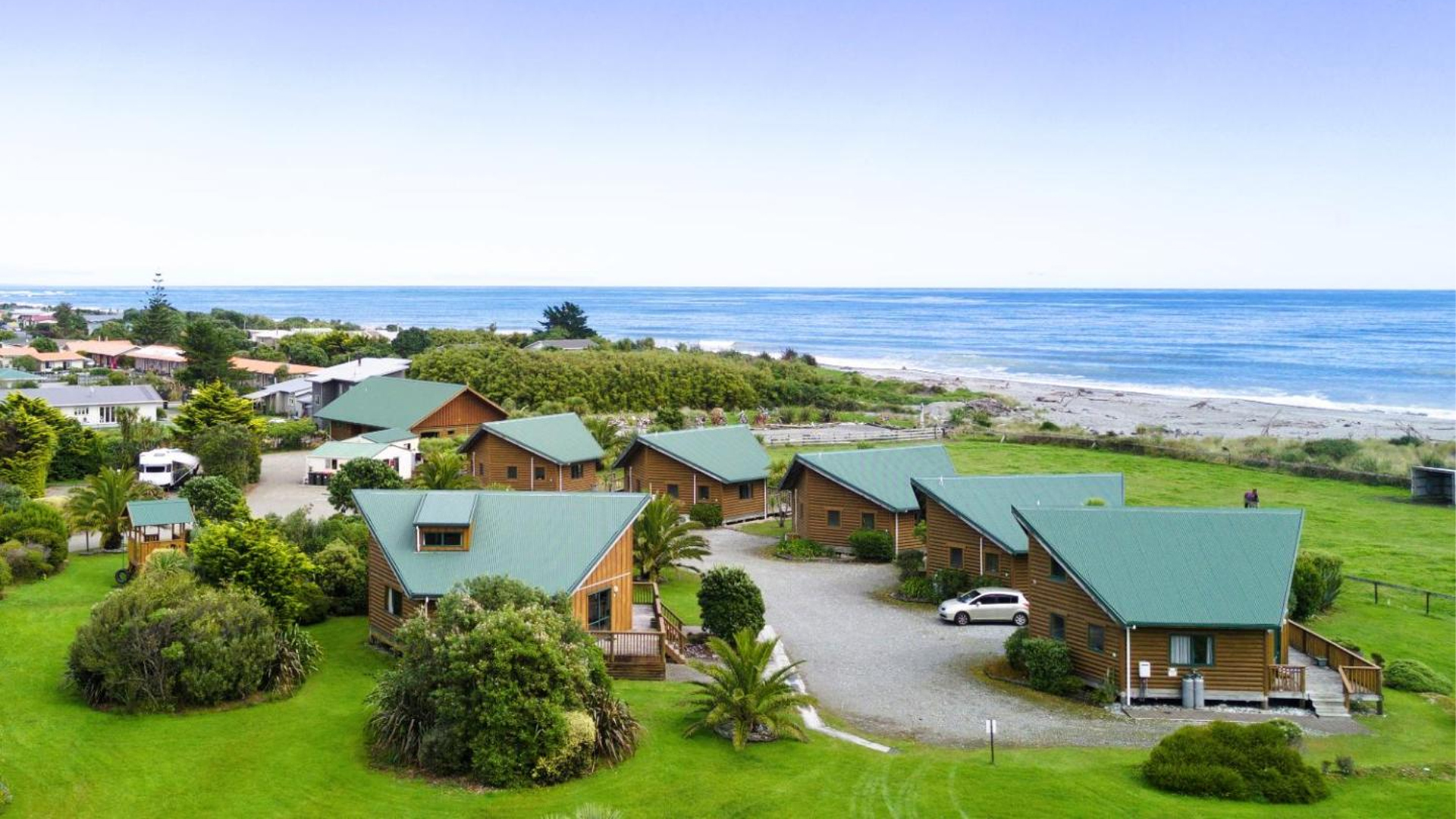 Shining Star Beachfront Accommodation Arial View