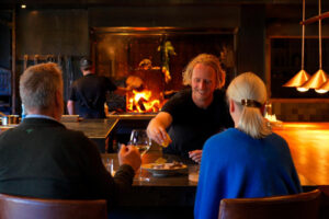 Sugarloaf At Flockhill Heli Lunch Couple Enjoys Gormet Meal